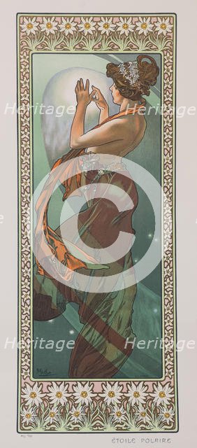 Étoile Polaire (The North Star), 1902. Creator: Mucha, Alfons Marie (1860-1939).