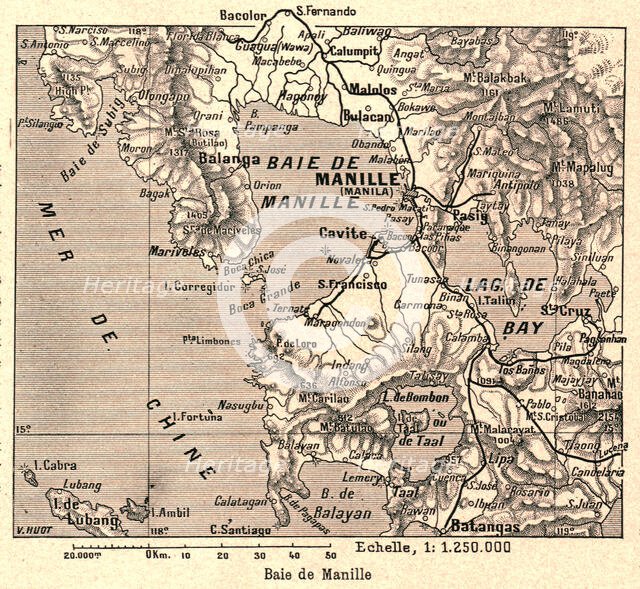 ''Baie de Manille; Les Terres Du Pacifique', 1914. Creator: Unknown.