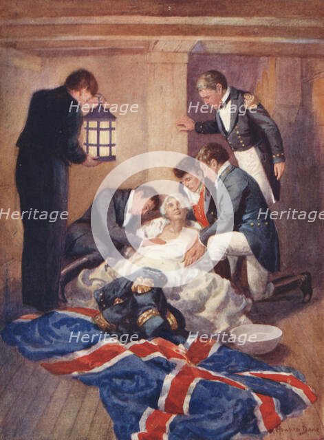 'The Death of Nelson', 1925. Creator: Howard Davie.