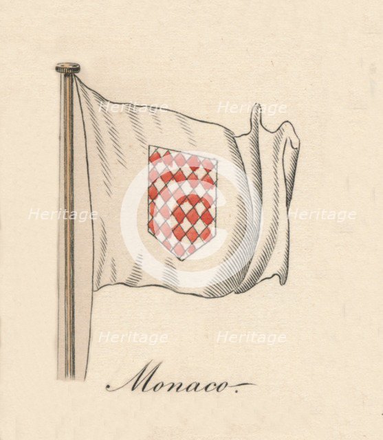 'Monaco', 1838. Artist: Unknown.