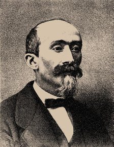 Portrait of the composer Antonio Cagnoni (1828-1896). Creator: Anonymous.