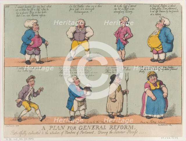 A Plan for General Reform, Respectfully submitted to the attention of Members o..., August 29, 1809. Creator: Thomas Rowlandson.