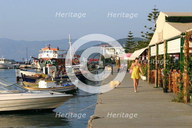 Waterfront at Sami, Kefalonia, Greece
