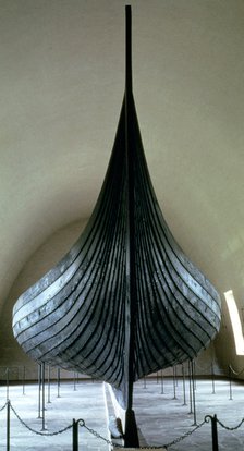 Viking ship, Norway, 9th Century. Artist: Unknown