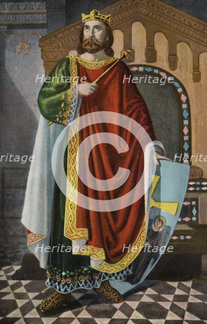 Don Alphonse II (Alonso) the Chaste (760-842), King of Asturias.