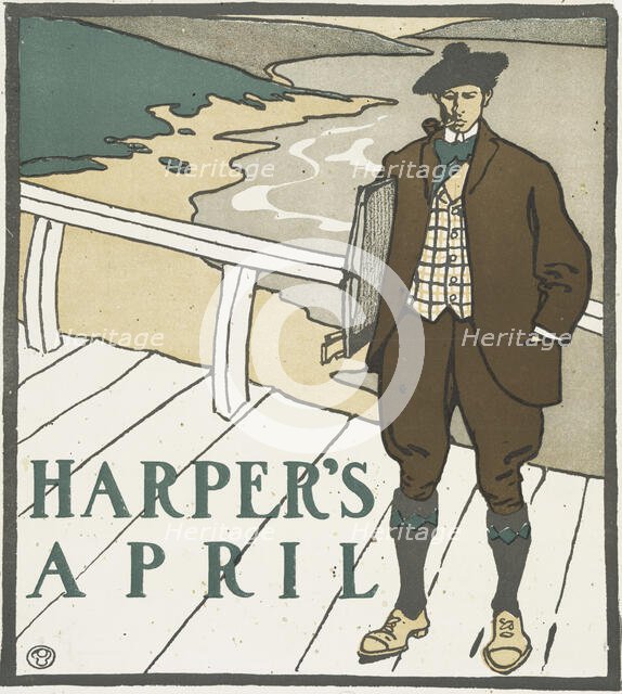 Harper's April, c1899. Creator: Edward Penfield.