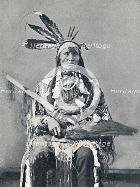 A Sioux chief, 1912. Artist: Robert Wilson Shufeldt.