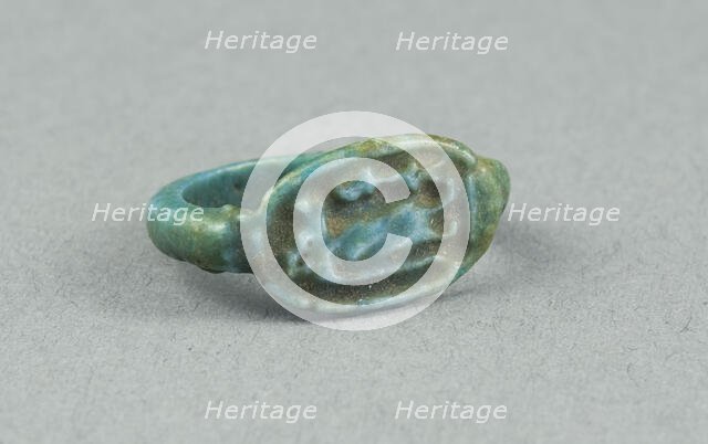 Ring: Figure of Tawaret (Thoeris), with sa (protection) sign, Egypt, New Kingdom, Dynasty 18... Creator: Unknown.