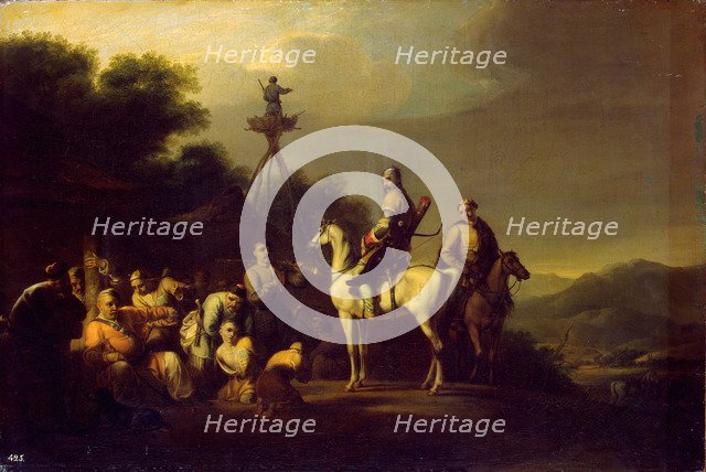 Frontier Guards (Circassian Prince on Horseback Selling Two Boys).