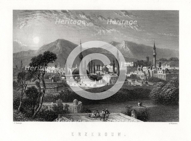 Erzurum, Turkey, 1883. Artist: A Willmore