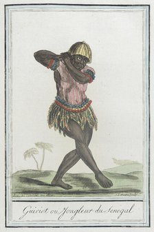 Costumes de Différents Pays, 'Guiriot ou Jongeur du Senegal', c1797. Creators: Jacques Grasset de Saint-Sauveur, LF Labrousse.