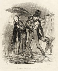 Tu te plains toujours tu n'es jamais content, 1839. Creator: Honore Daumier.