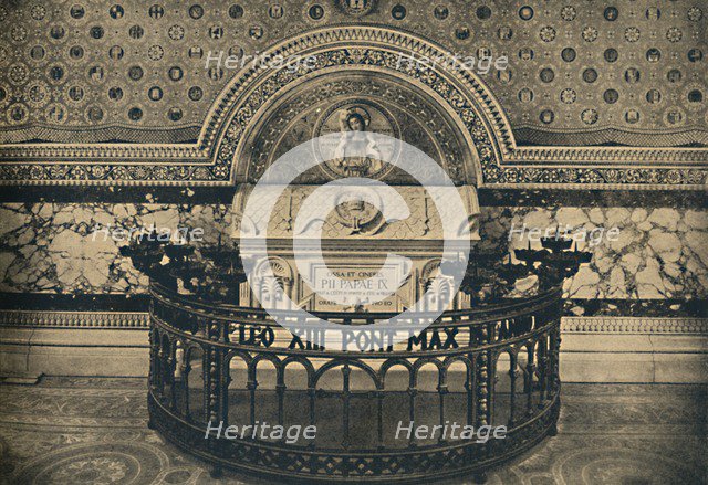 'Roma - Basilica of St Lawrence. - Tomb of Pius IX', 1910. Artist: Unknown.