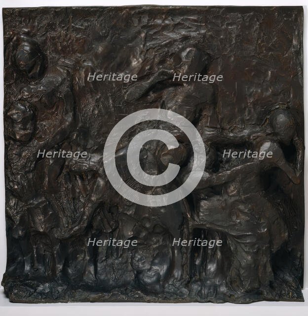 Picking Apples, c. 1881/cast c. 1919-1932. Creator: Edgar Degas.