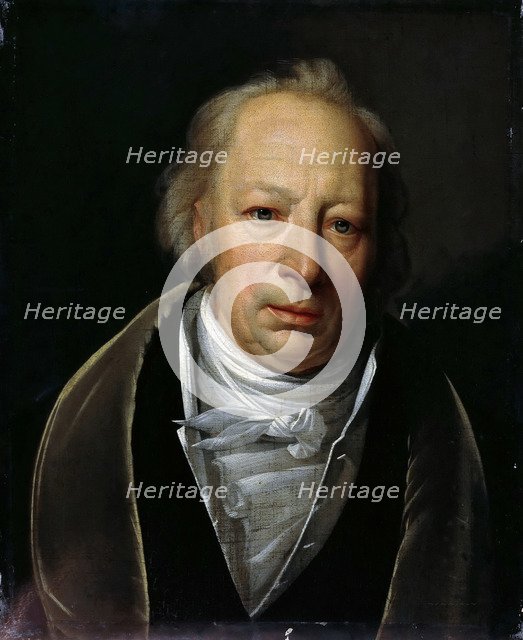 Portrait of Friedrich August Wolf (1759-1824), 1823. Creator: Wolff, Johann Eduard (1786-1868).