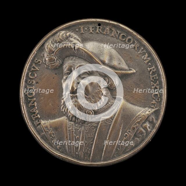 François I, 1494-1547, King of France 1515 [obverse], 1537. Creator: Ludwig Neufahrer.