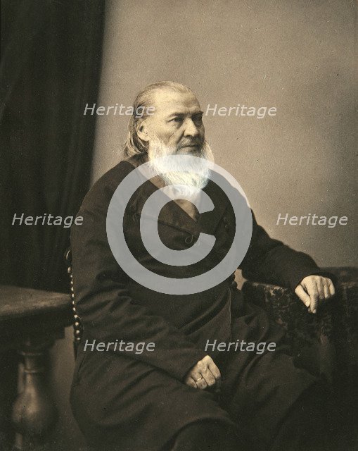 Sergei  Aksakov, Russian author, 1850s. Artist: Karl August Bergner