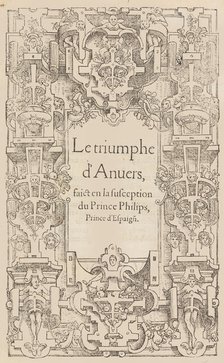 Le triomphe d'Anvers faict en la susception du Prince Philips, Prince d'Espaign[e], 1550. Creator: Pieter Coecke van Aelst.