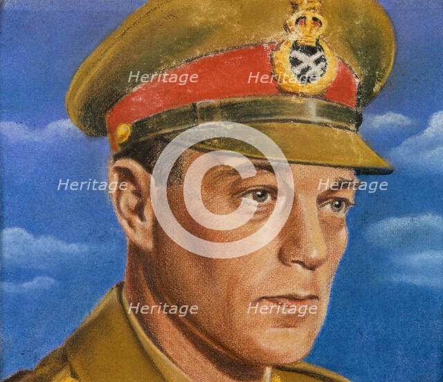 General R E Laycock, c1943. Creators: William Timym, Central Office of Information.