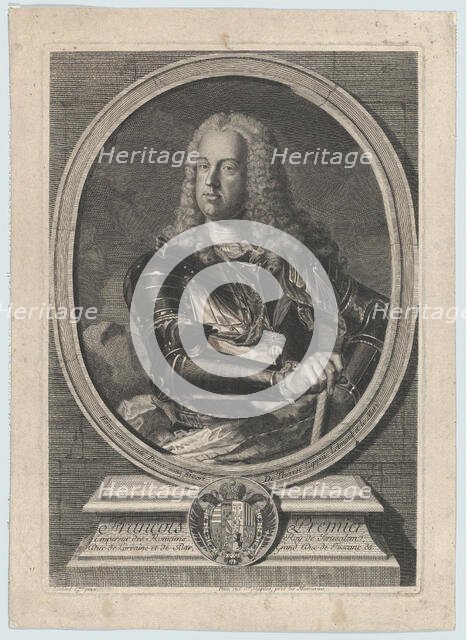 Portrait of François I, ca. 1745. Creator: Gilles Jacques Petit.