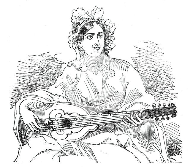 Singing woman of the harem, 1844. Creator: Unknown.