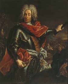 Portrait of Count Johann Matthias von der Schulenburg (1661-1747), 1737-1742. Creator: Guardi, Francesco (1712-1793).