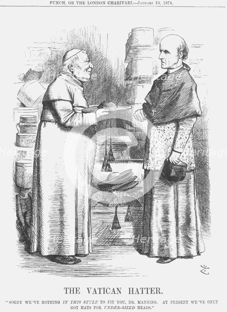 'The Vatican Hatter', 1874. Artist: Joseph Swain