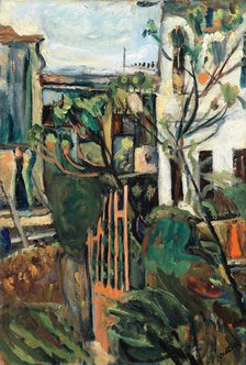 House near Paris (Maison aux environs de Paris), 1918. Artist: Soutine, Chaim (1893-1943)