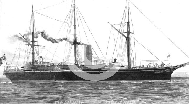 ''H.M. Cruiser "Serpent" Lost off Cape Villano, Spain', 1890. Creator: Unknown.