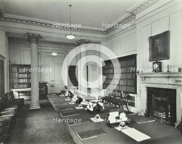 The Cabinet Room at Number 10, Downing Street, London, 1927. Artist: Unknown.