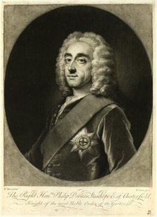 Philip Stanhope, Earl of Chesterfield, n.d. Creator: Jean Simon.