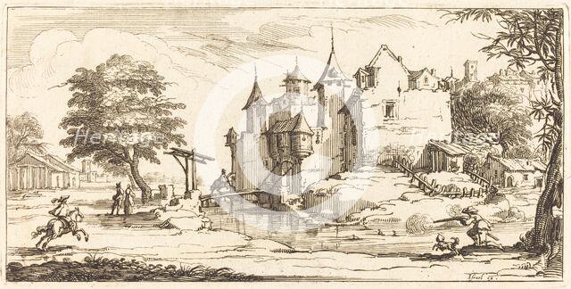 Chateau with a Drawbridge, 1635 or after. Creator: Unknown.