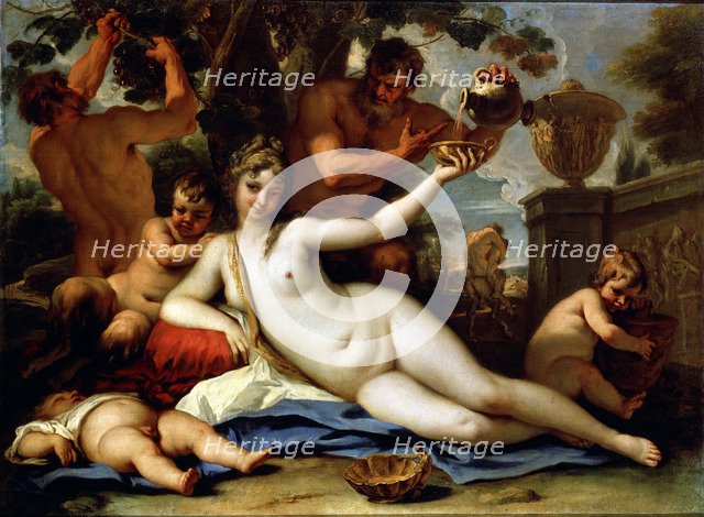 'Bacchante and Satyrs', c1713. Artist: Sebastiano Ricci
