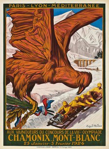 1924 Winter Olympics, Chamonix, 1924. Creator: Matisse, Auguste (1866-1931).