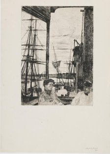 Rotherhithe, 1860. Creator: James Abbott McNeill Whistler.