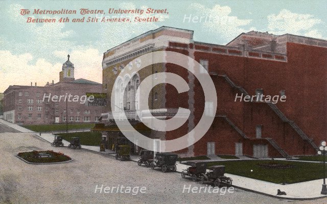 The Metropolitan Theatre, Seattle, Washington, USA, 1911. Artist: Unknown