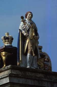 Statue of  King George III, Weymouth, Dorset, 20th century. Artist: CM Dixon.