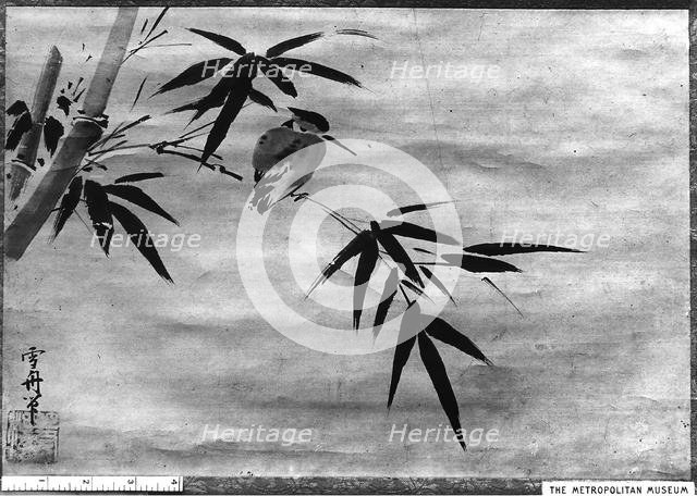 Bird and Bamboo. Creator: Sesshû Toyô.