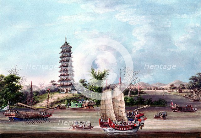 The Pagoda, Whampoa, China. Artist: Unknown
