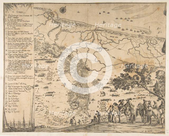 Siege of Saint-Omer, 1638. Creator: Stefano della Bella.