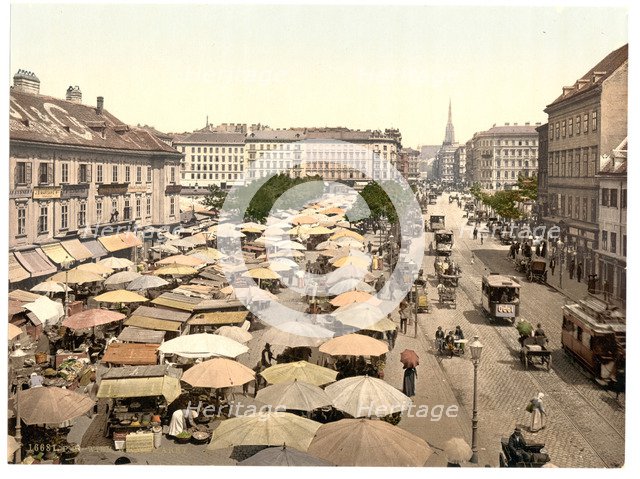 The Naschmarkt, Vienna Artist: Anonymous  