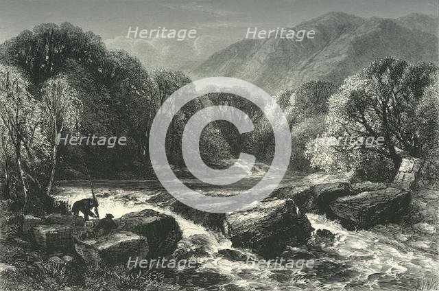 'On the River Lledr', c1870.