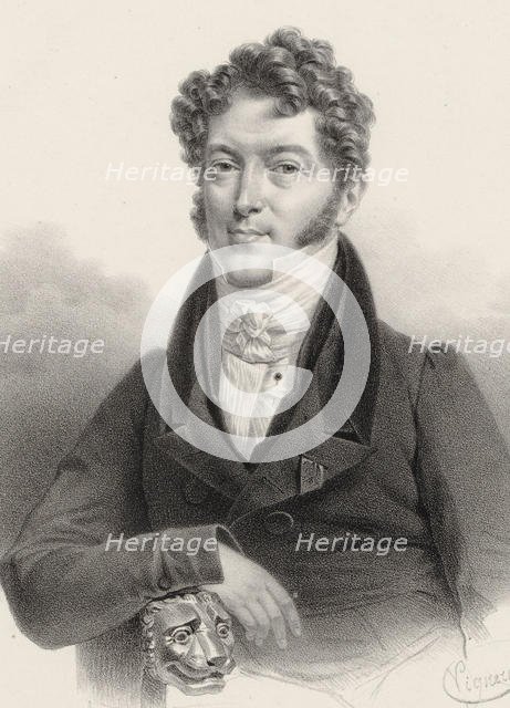 Portrait of the violinist and composer Charles Philippe Lafont (1781-1839). Creator: Constans, Charles (1778-1847).