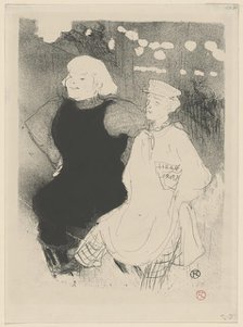 Au Moulin Rouge: L'Union Franco-Russe, 1894. Creator: Toulouse-Lautrec, Henri, de (1864-1901).