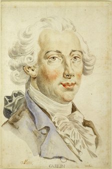 Portrait of Carlo Antonio Bertinazzi (1710-1783), 1740s. Creator: Allou, Gilles (1670-1751).
