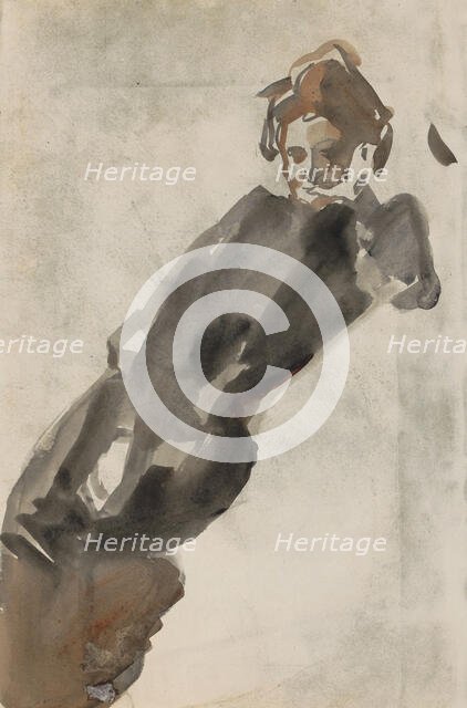 Reclining woman, 1875-1934. Creator: Isaac Lazerus Israels.