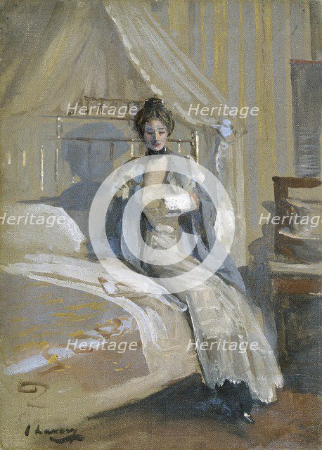 'The letter', 1900-1908. Artist: Sir John Lavery.
