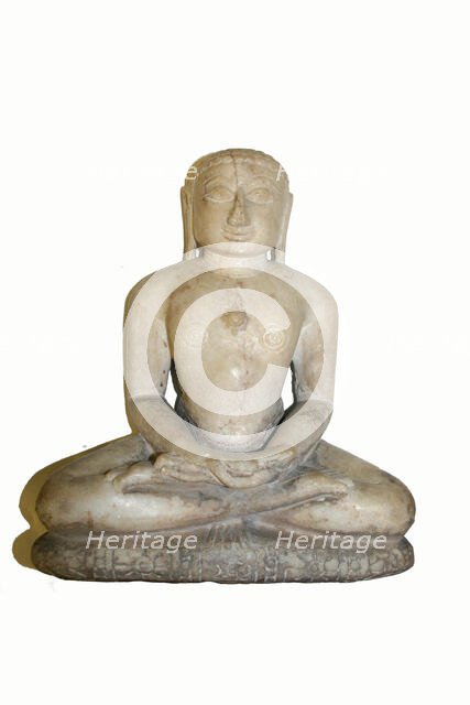 Jaina Tirthankara Seated in Meditation (Dhyanamudra), 15th century. Creator: Unknown.