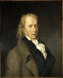 Portrait of Benjamin Constant (1767-1830), writer and politician, c1820. Creator: Hercule de Roche.