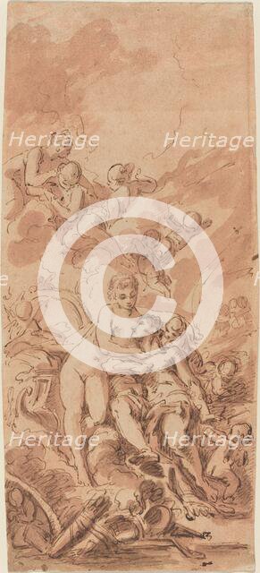 Venus at the Forge of Vulcan, 18th century. Creator: Unknown.